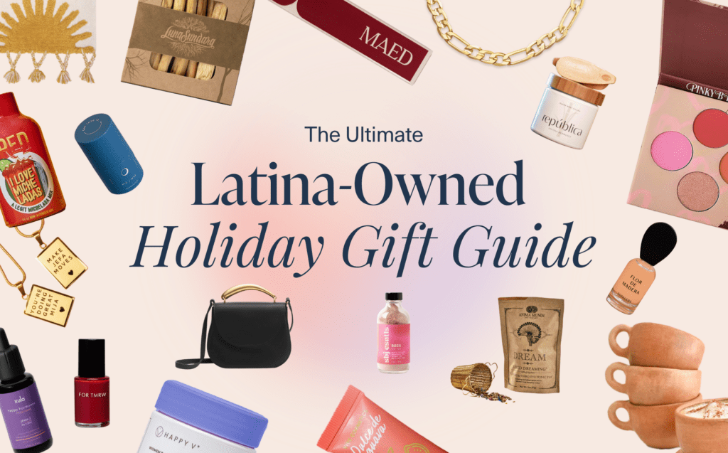 latina-owned, holiday gift ideas, gift guide, we all grow latina, latina-owned business, ideas de regalos, latina gifts